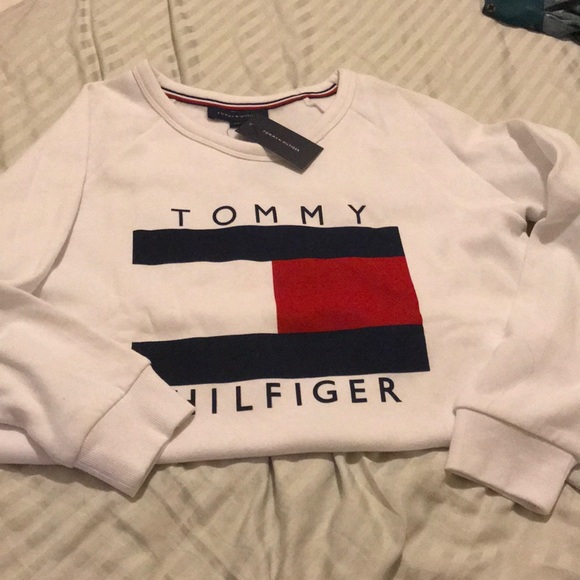 TH Tommy Hilfiger colorblock sweatshirt sweater - Picture 4 of 7